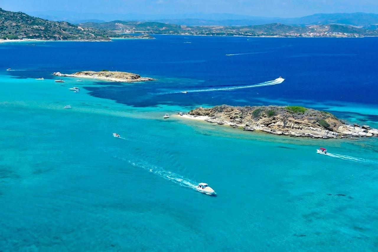 Marvelous Sea View Eco Apt Amulianí Kültér fotó